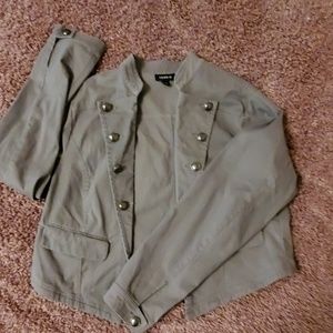 Torrid Cropped Military Jacket *sz 1*